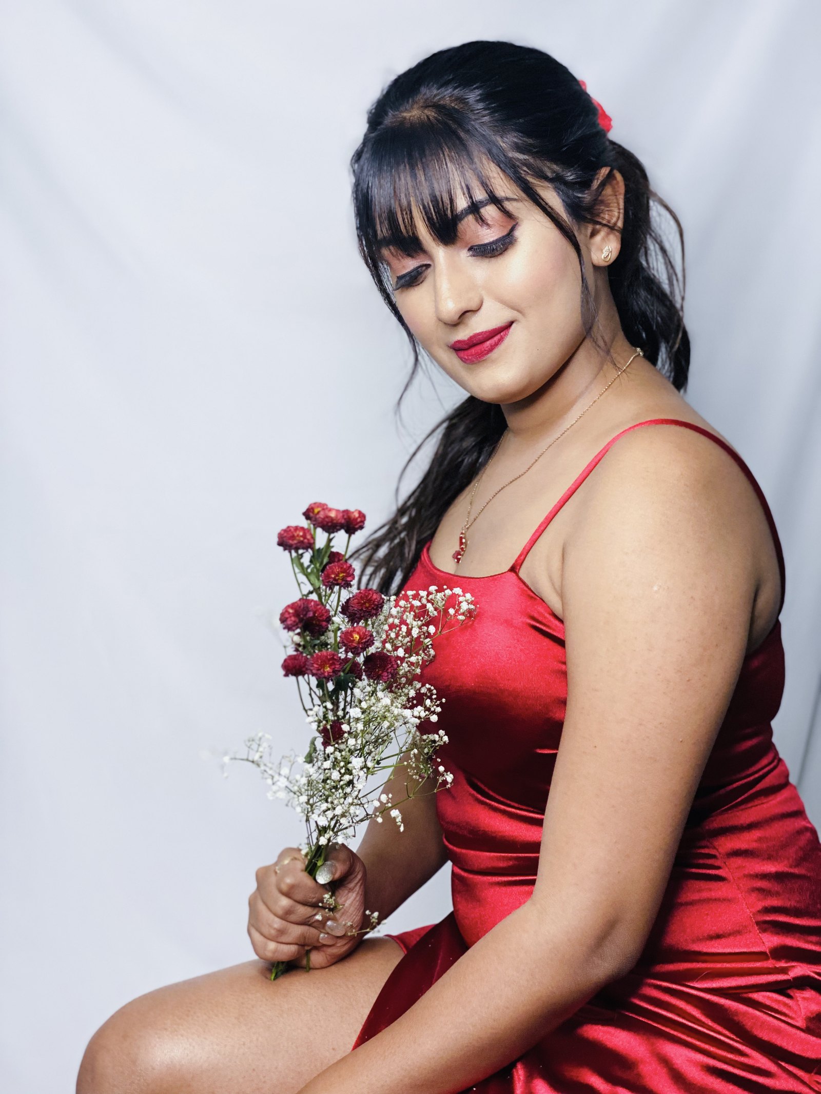 Dubai editorial fashion photography — studio portrait