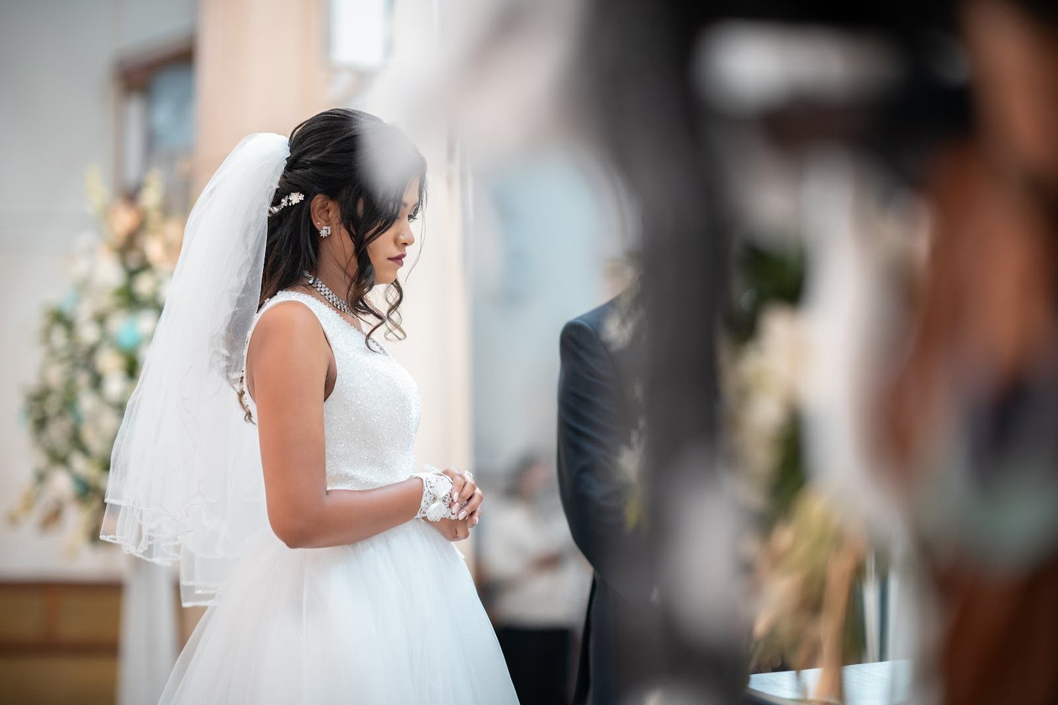 Jessica — bridal portrait under the veil