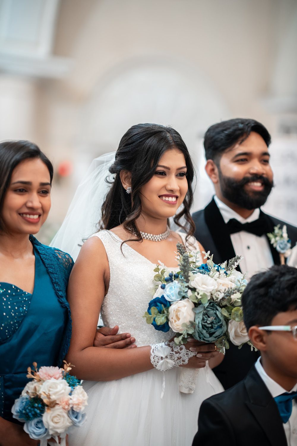 The bridal party