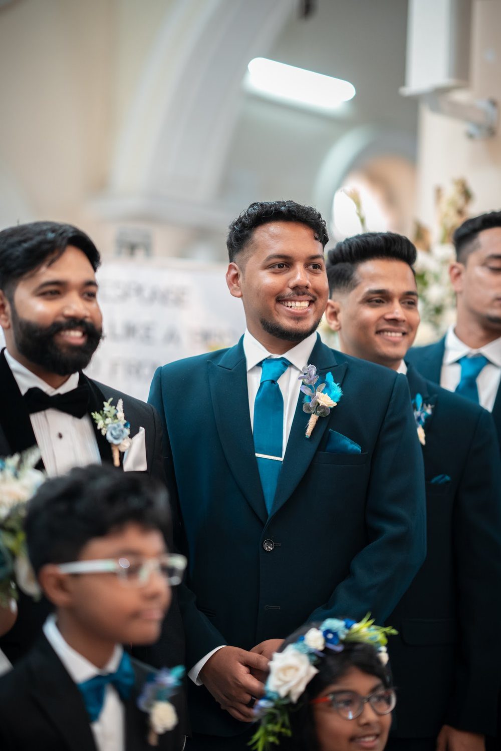 Leon and the groomsmen