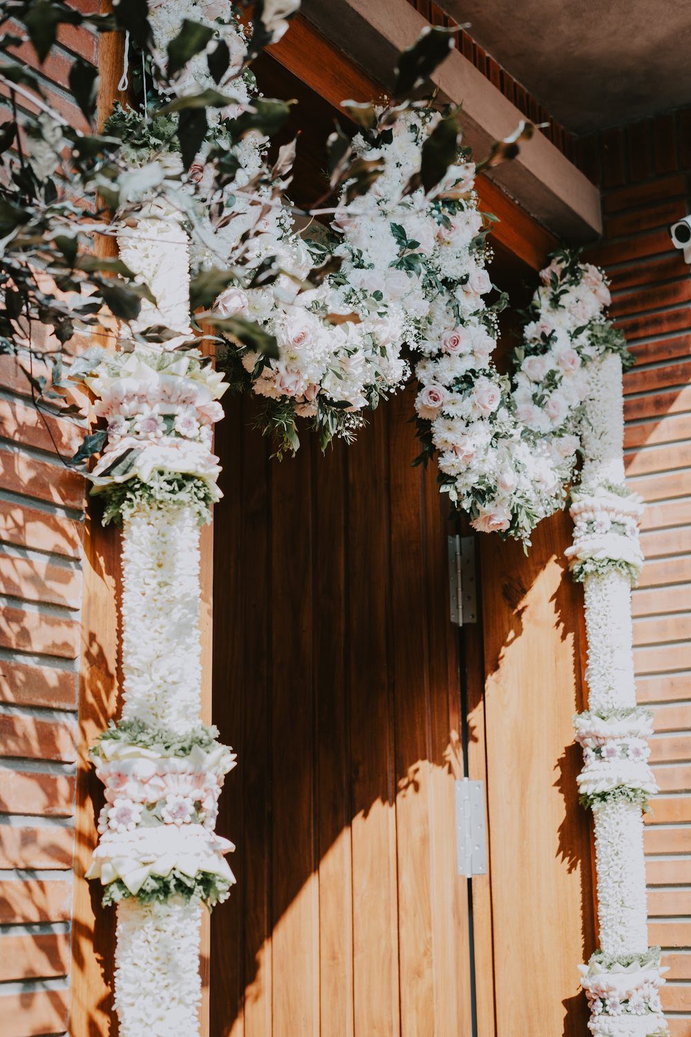 House warming — jasmine-draped doorway
