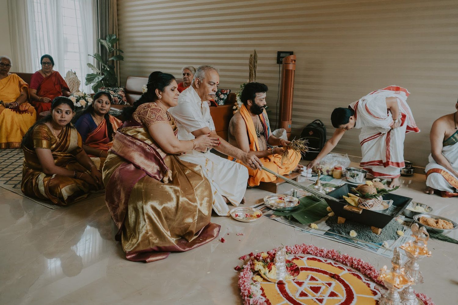 House warming — the ceremony