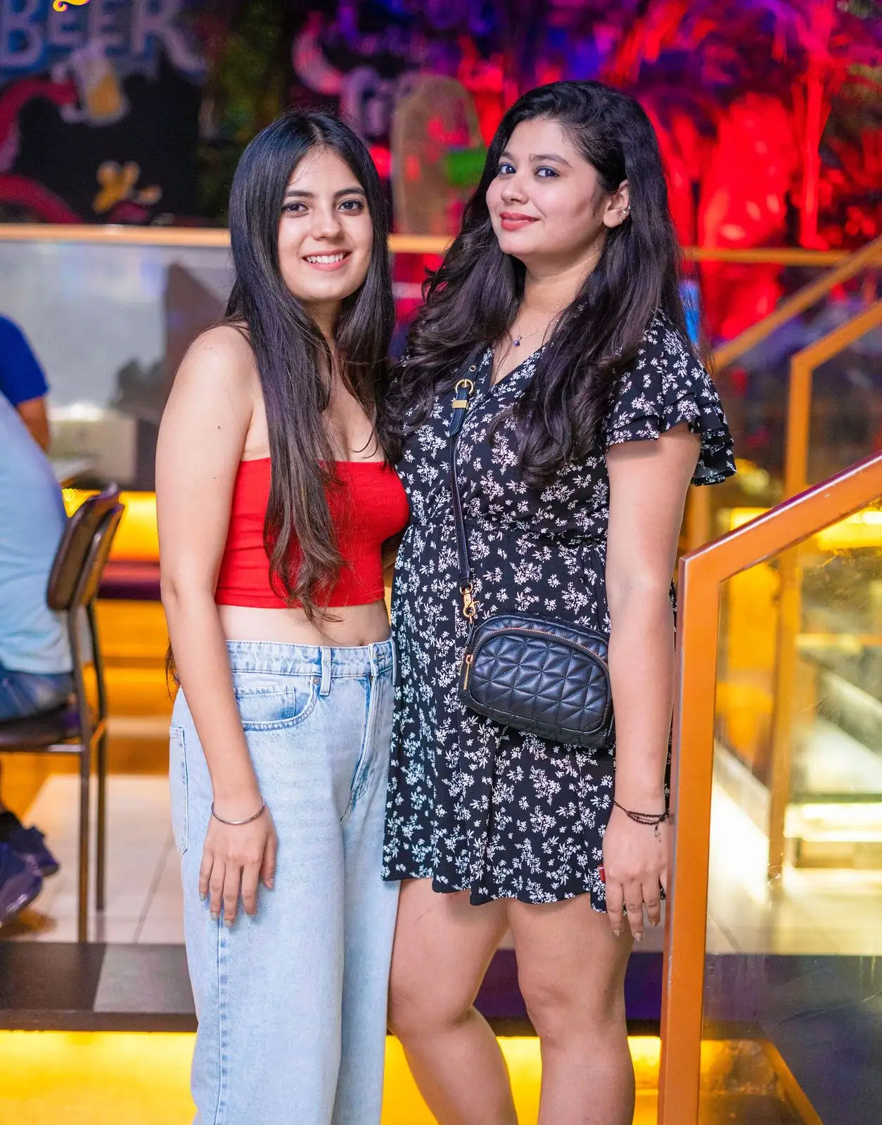 Celebration photographed at night