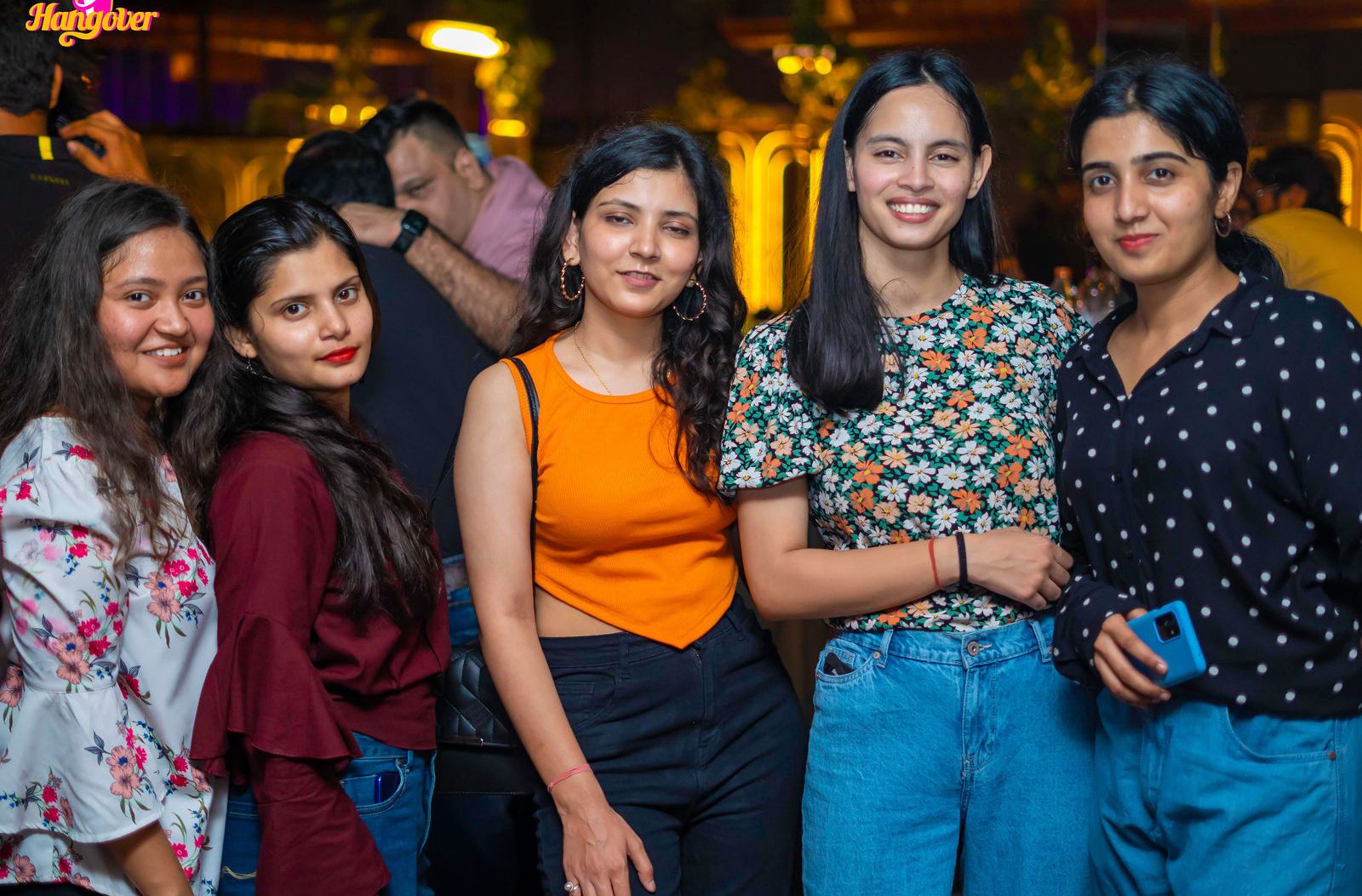 Night out — the girls, all together