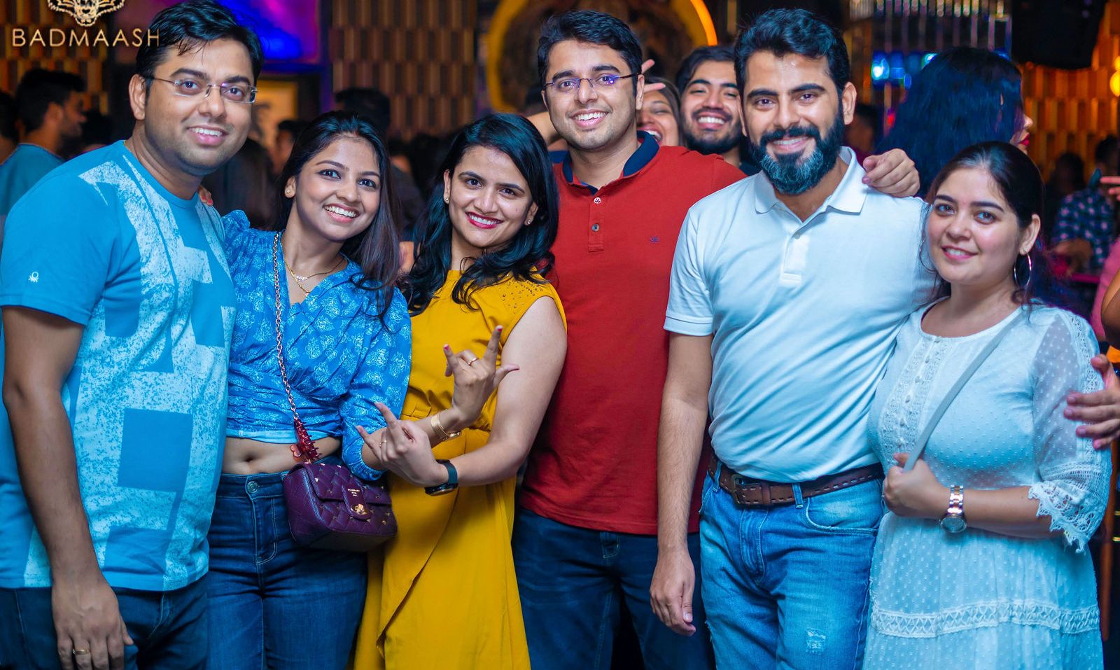 Night out — the whole table