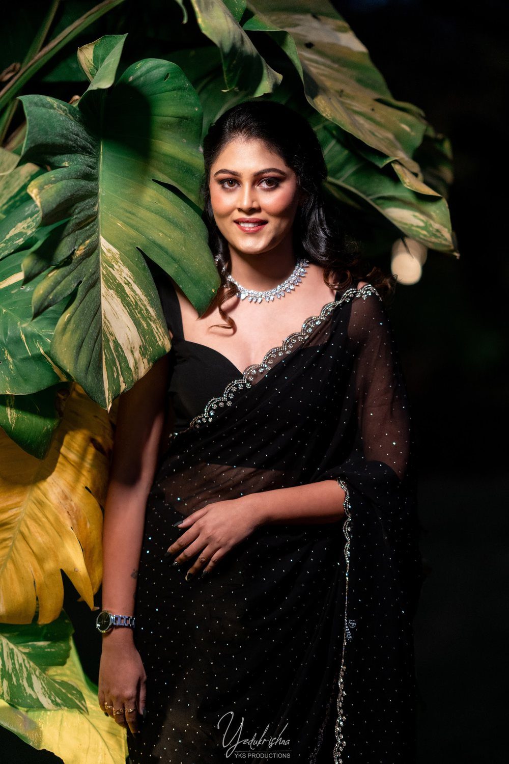 Rithu — bridal portrait among the leaves