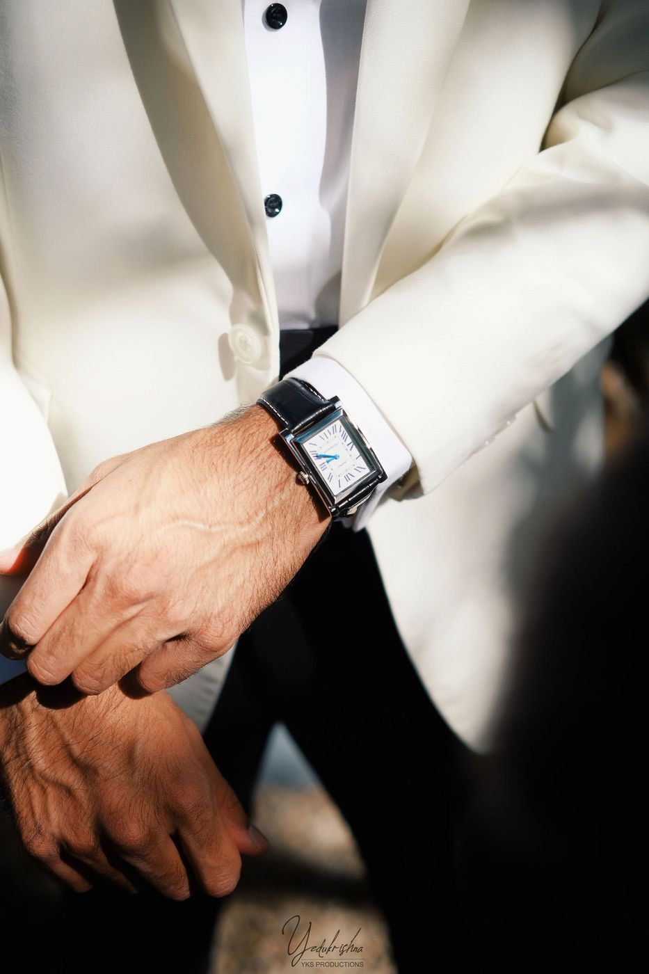 The watch — groom details