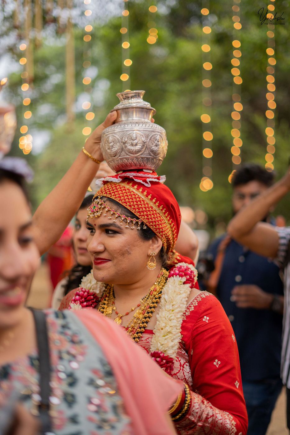 Carrying the kalasham