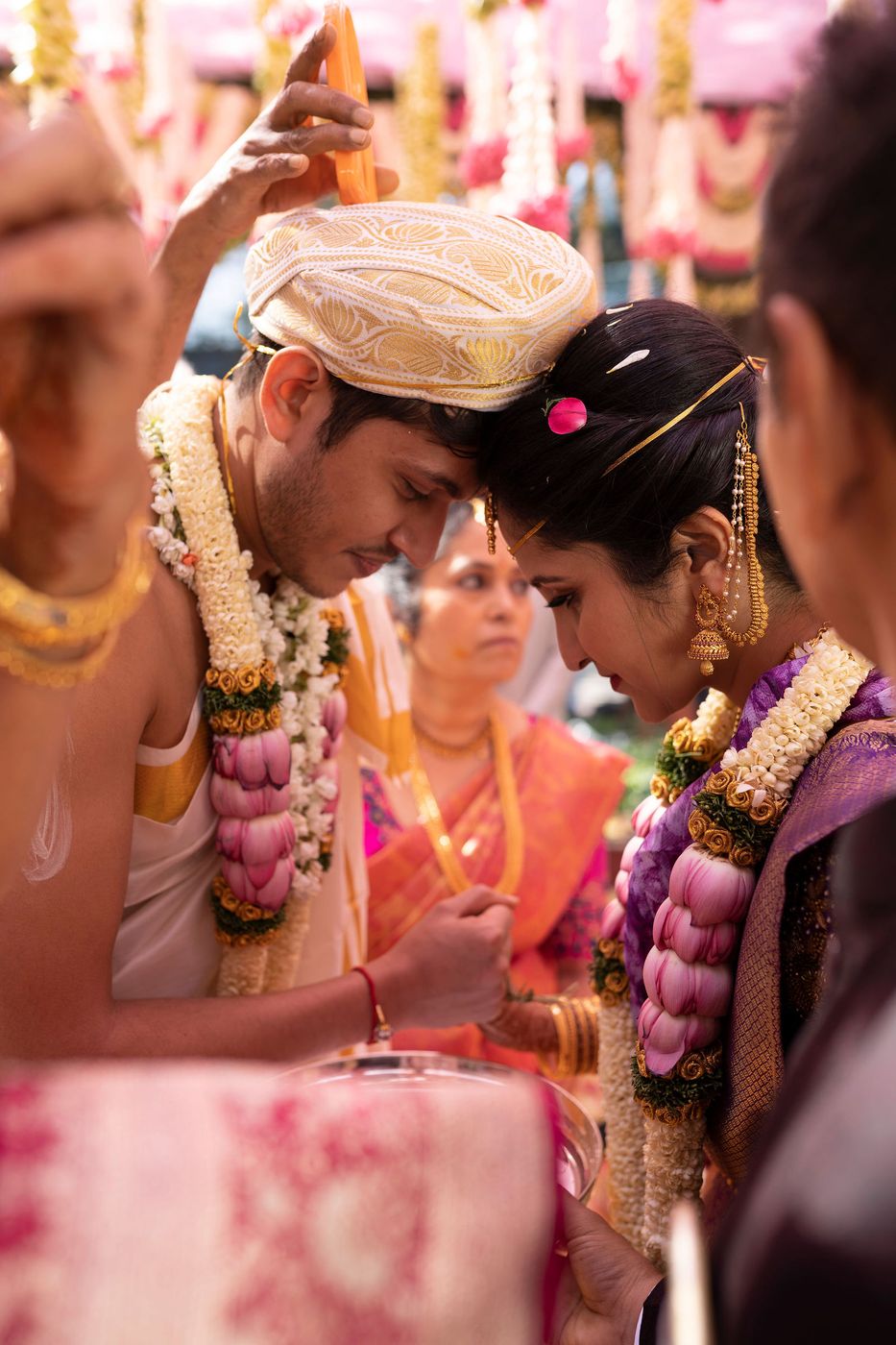 Rituals at the mandap