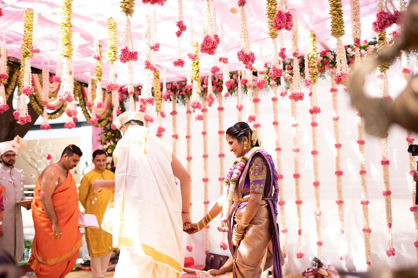 The couple at the ceremony