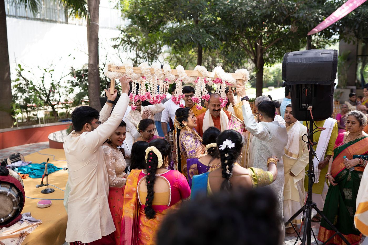 The palanquin procession