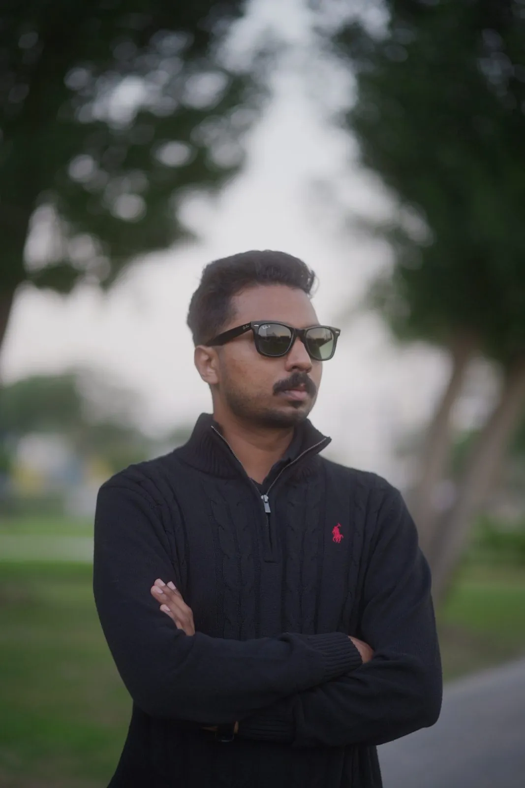 Yedukrishna Suresh — cinematographer, shot in the park at dusk